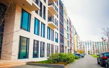 row houses at berlin, mitte.