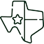 Texas fun icon