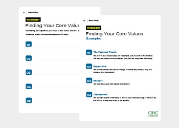 defining your core values