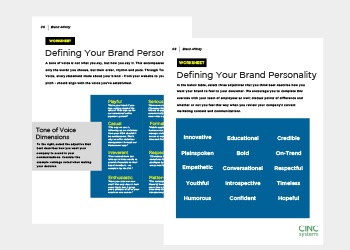 brand personality workbook